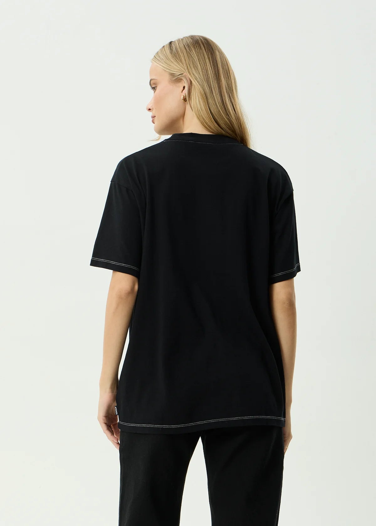 Afends A Good Day Oversized Tee BLACK