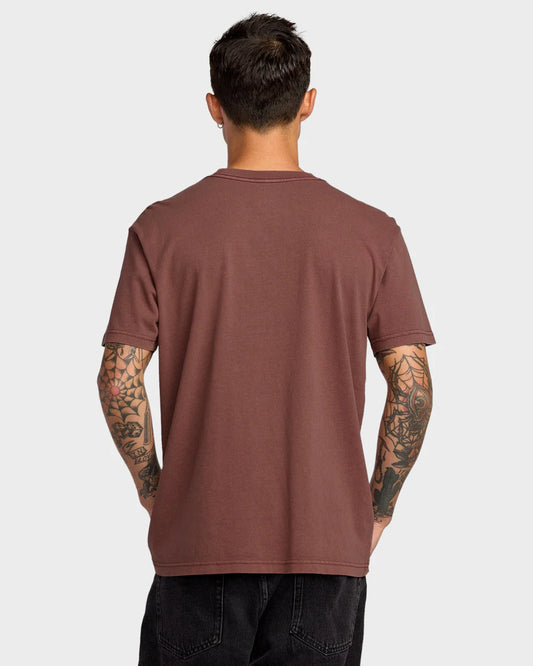 RVCA Butterfly FX Tee RED EARTH