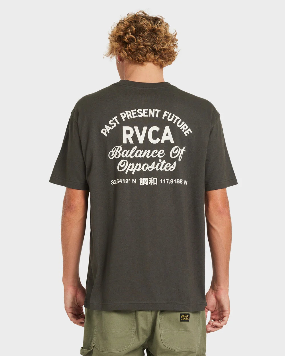 RVCA Textfull Tee PIRATE BLACK