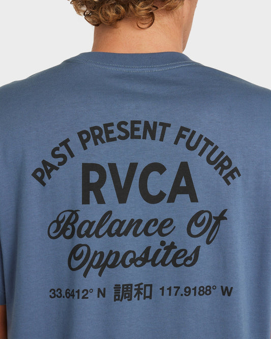 RVCA Textful Tee VINTAGE NAVY