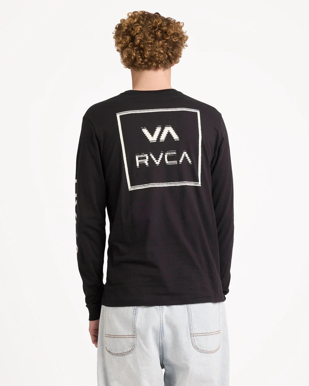 RVCA Big RVCA Glitch LS BLACK