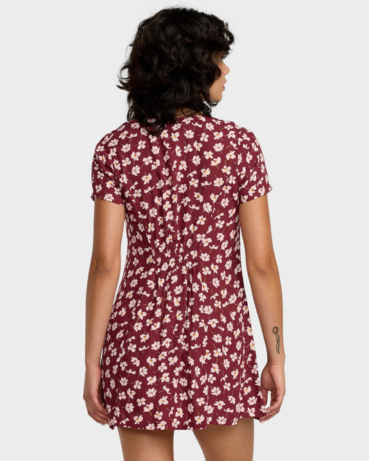 RVCA Understated Dress CRANBERRY