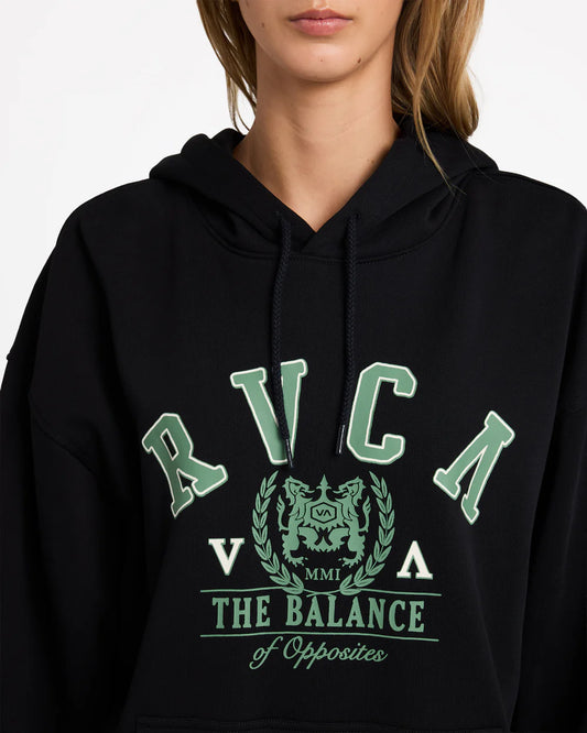 RVCA Baggie BF Hoodie WASHED BLACK