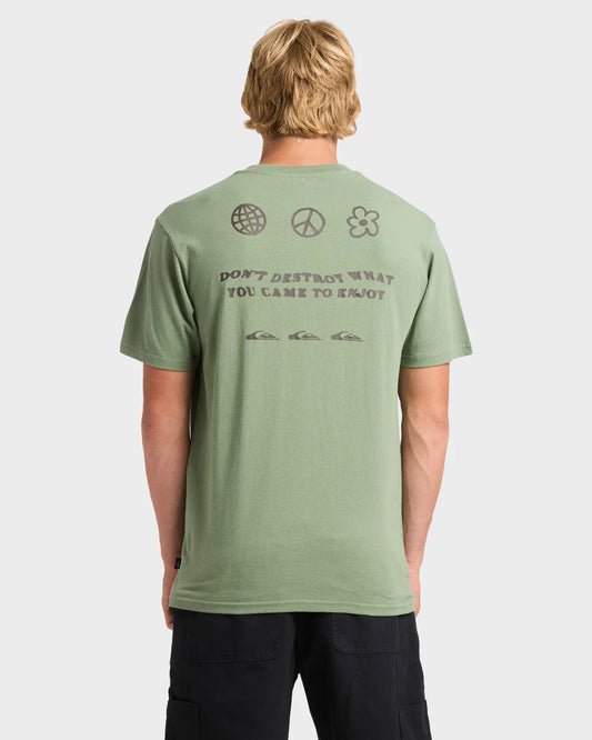 Quiksilver Feel Good Vibes Tee SEA SPRAY