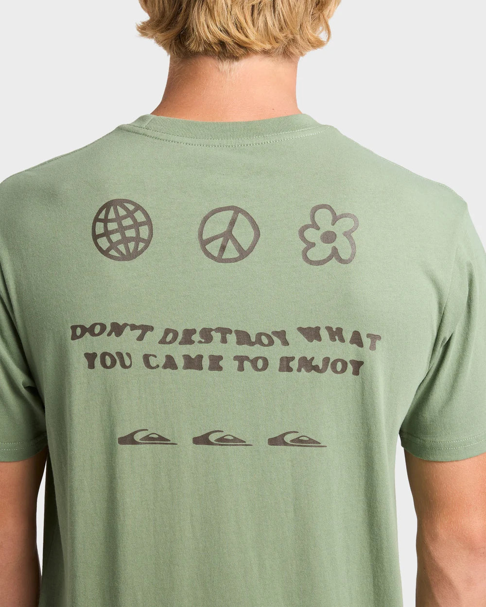 Quiksilver Feel Good Vibes Tee SEA SPRAY