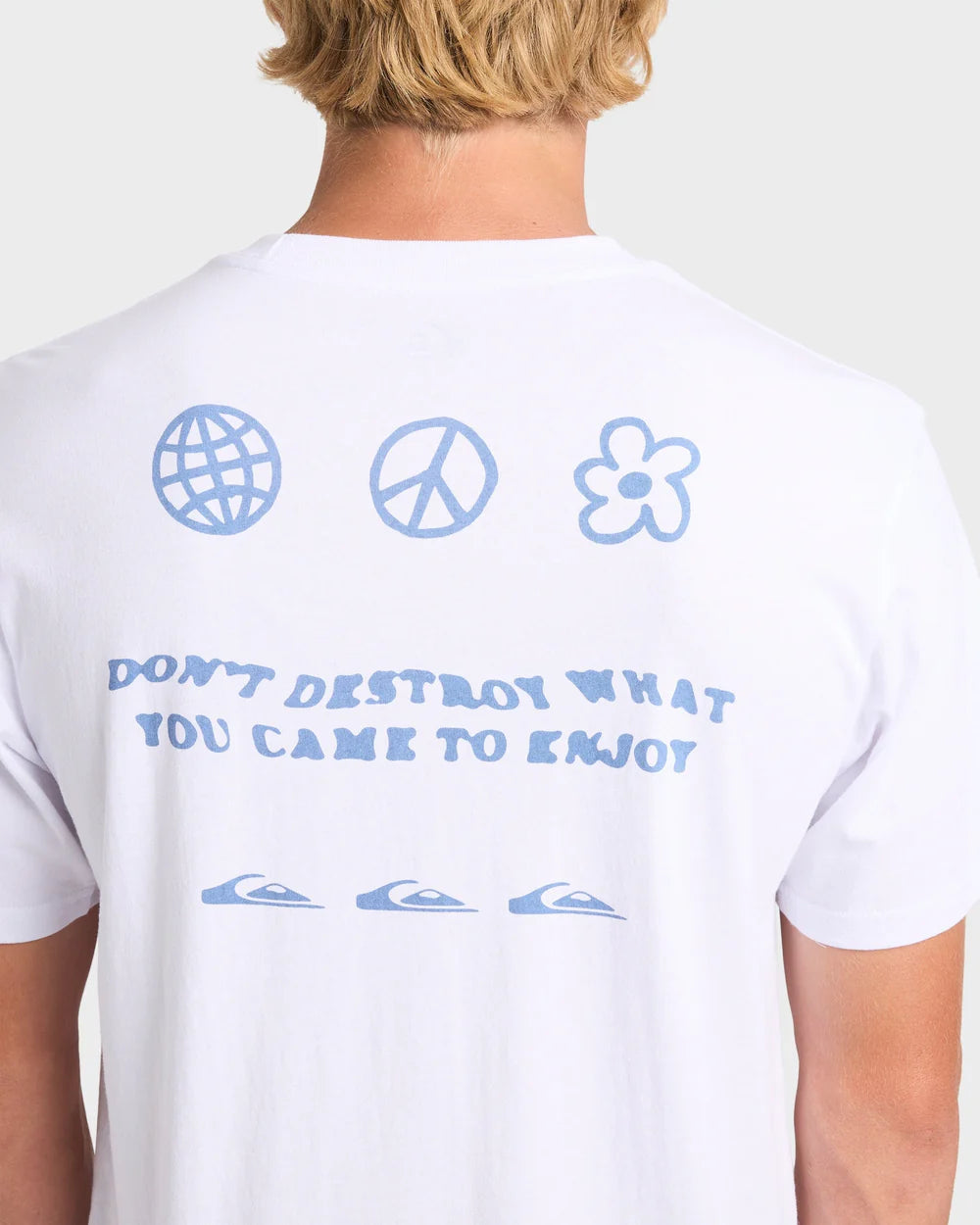 Quiksilver Feel Good Vibes Tee WHITE