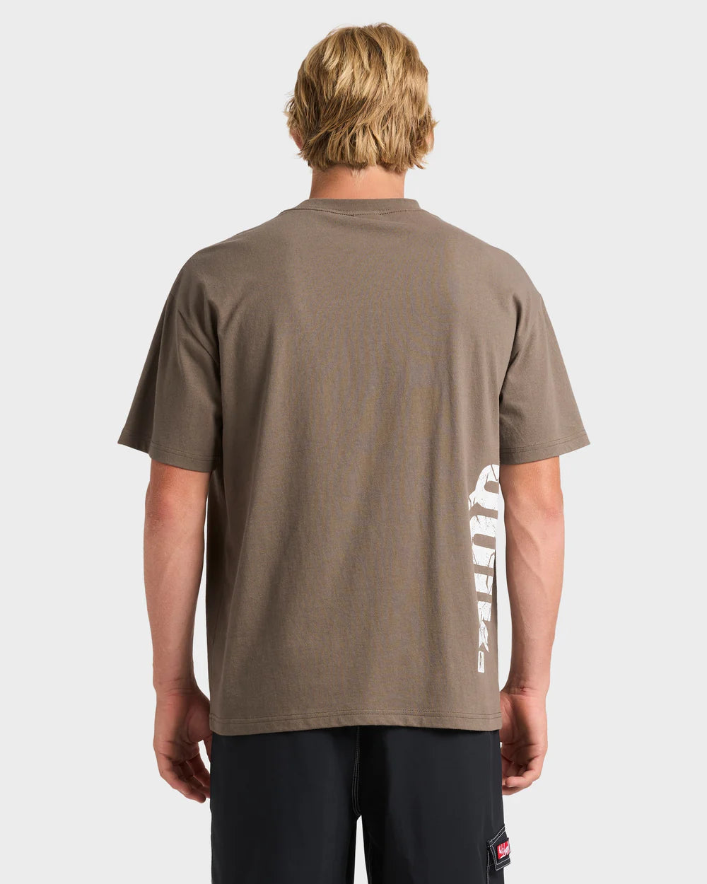 Quiksilver Basement Tee MAJOR BROWN