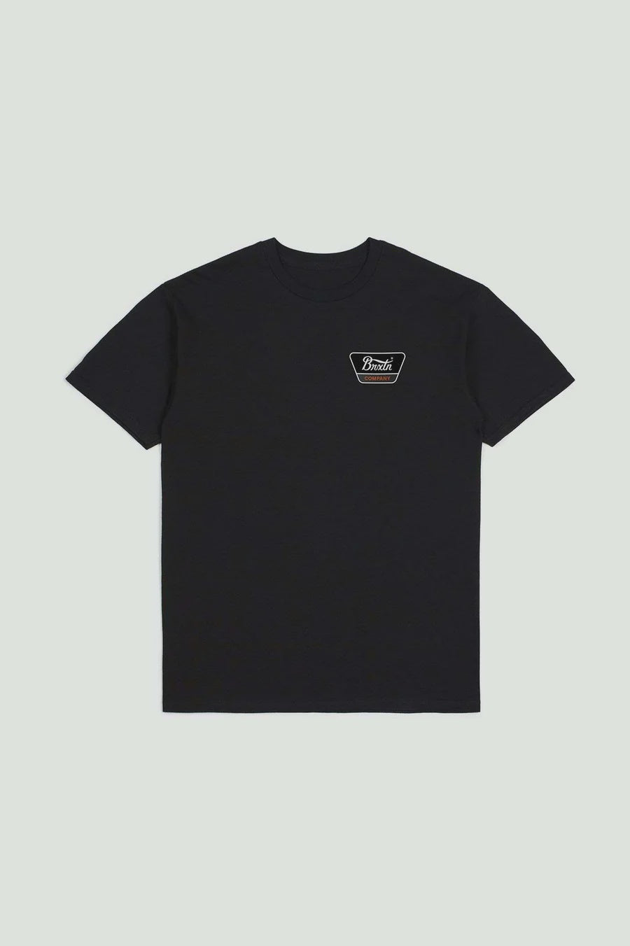 Brixton Linwood SS Tee BLACK / ORANGE / WHITE