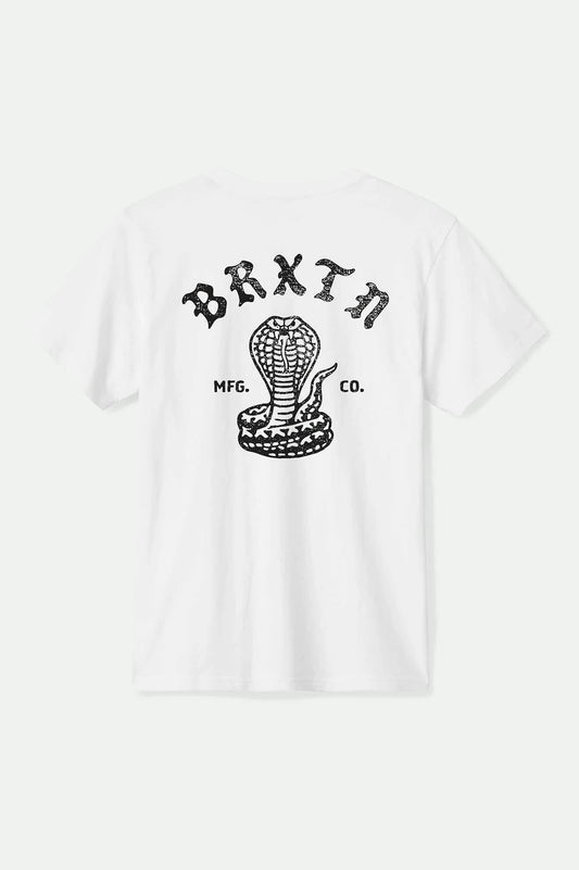 Brixton Darver Tee White