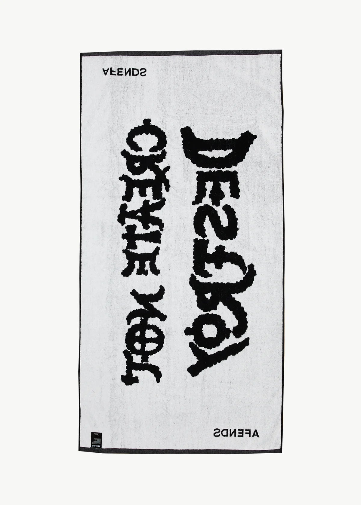 Afends Beach Towel BLACK