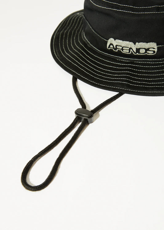 Afends Repeater Bucket Hat BLACK