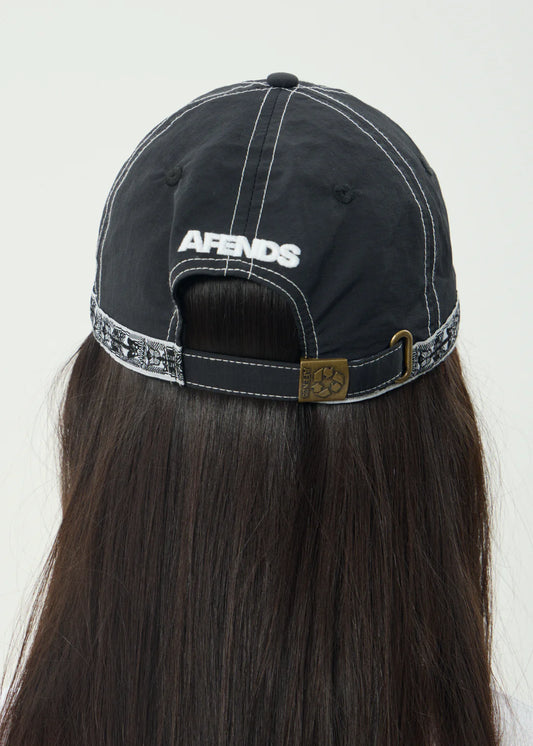 Afends Boned Six Panel Cap BLACK