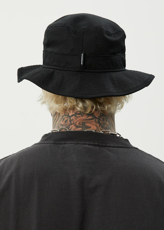 Afends Flame Bucket Hat BLACK