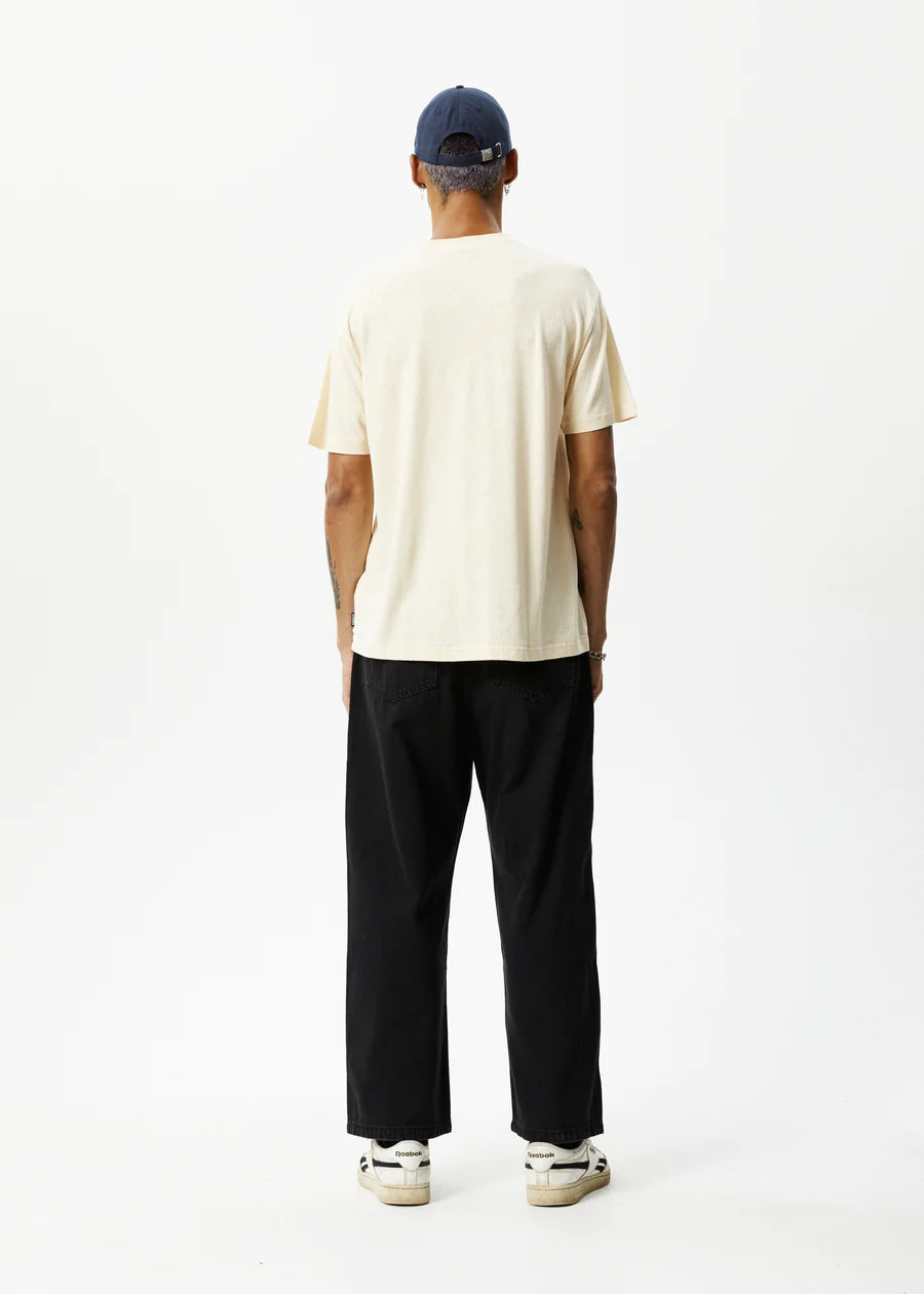 Afends Holiday Graphic Boxy T-Shirt SAND