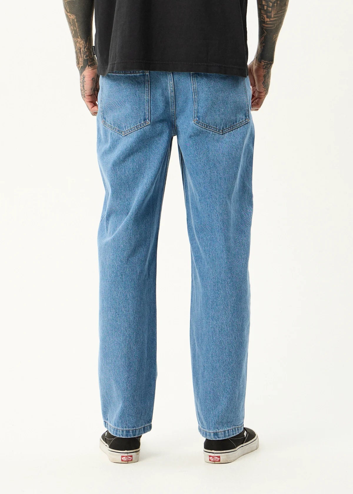 Afends Ninety Twos Denim Relaxed Jean WORN BLUE