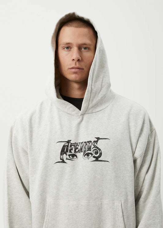 Afends All Eyez Boxy Hoodie GREY MARLE