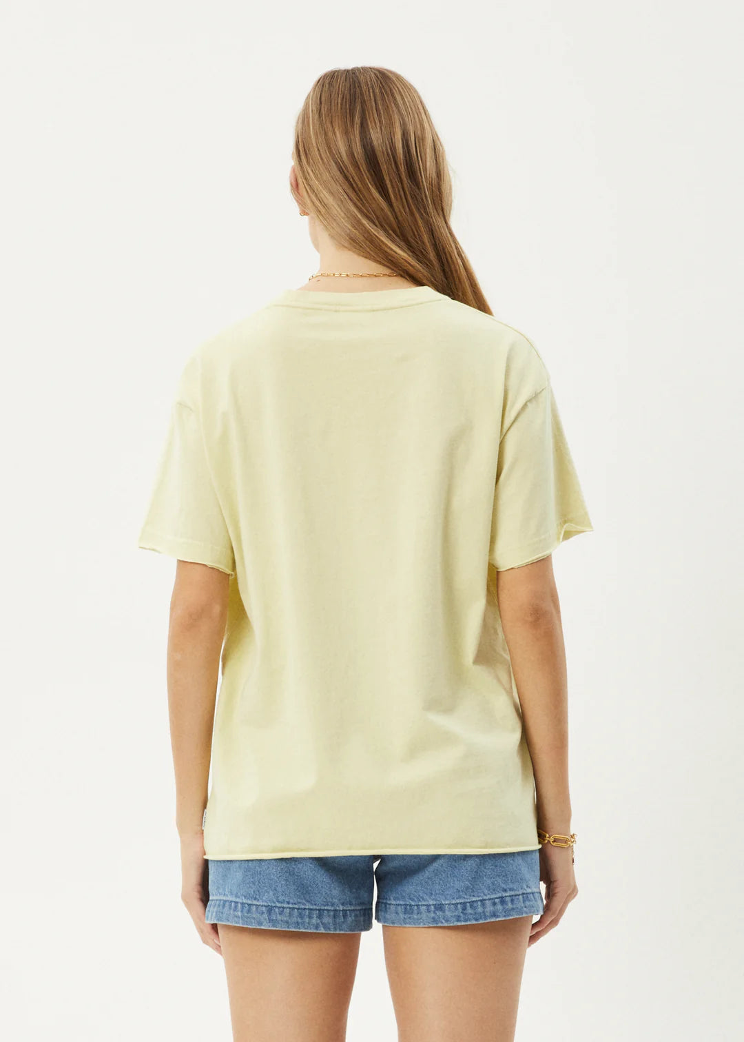 Afends No Fury Recycled Oversized Tee LEMONGRASS