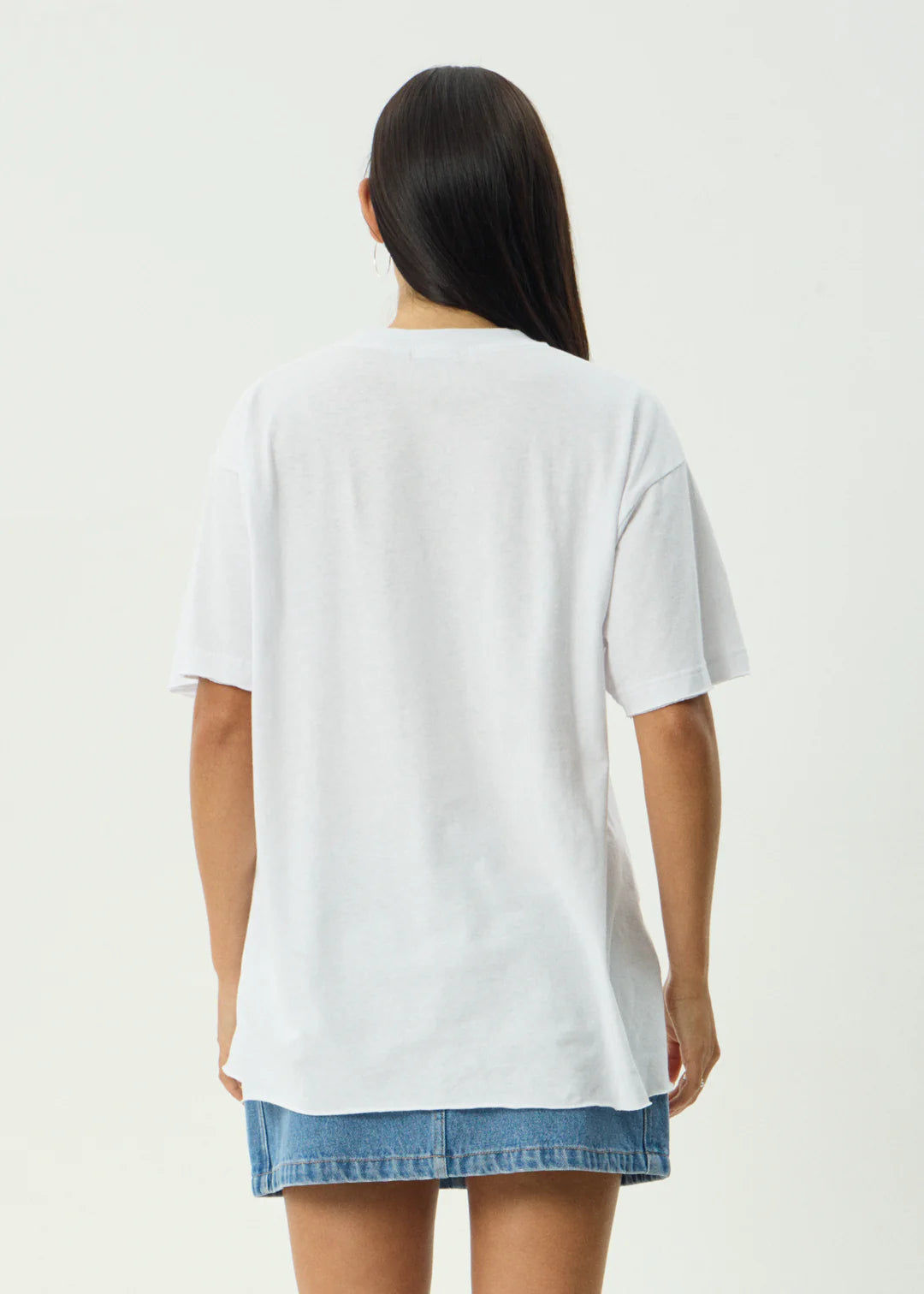 Afends Sunbake Hemp Oversized Tee WHITE