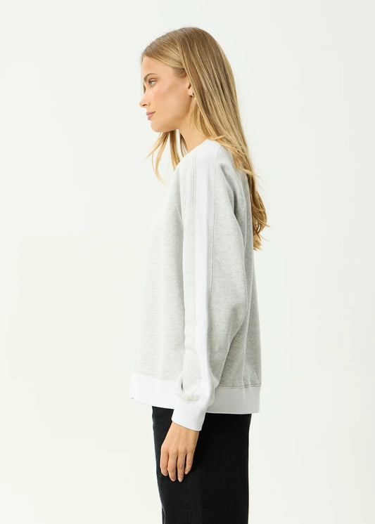Afends Dexter Crew Neck Jumper GREY MARLE
