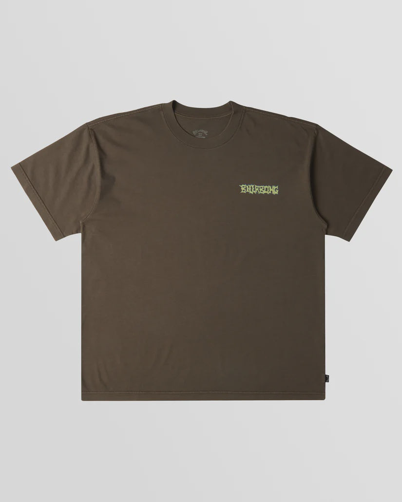 Billabong After Life OG SS T-Shirt DARK BROWN