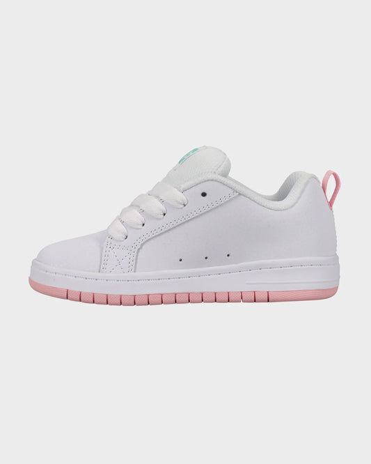 DC Girls Court Graffik WHITE / MULTI