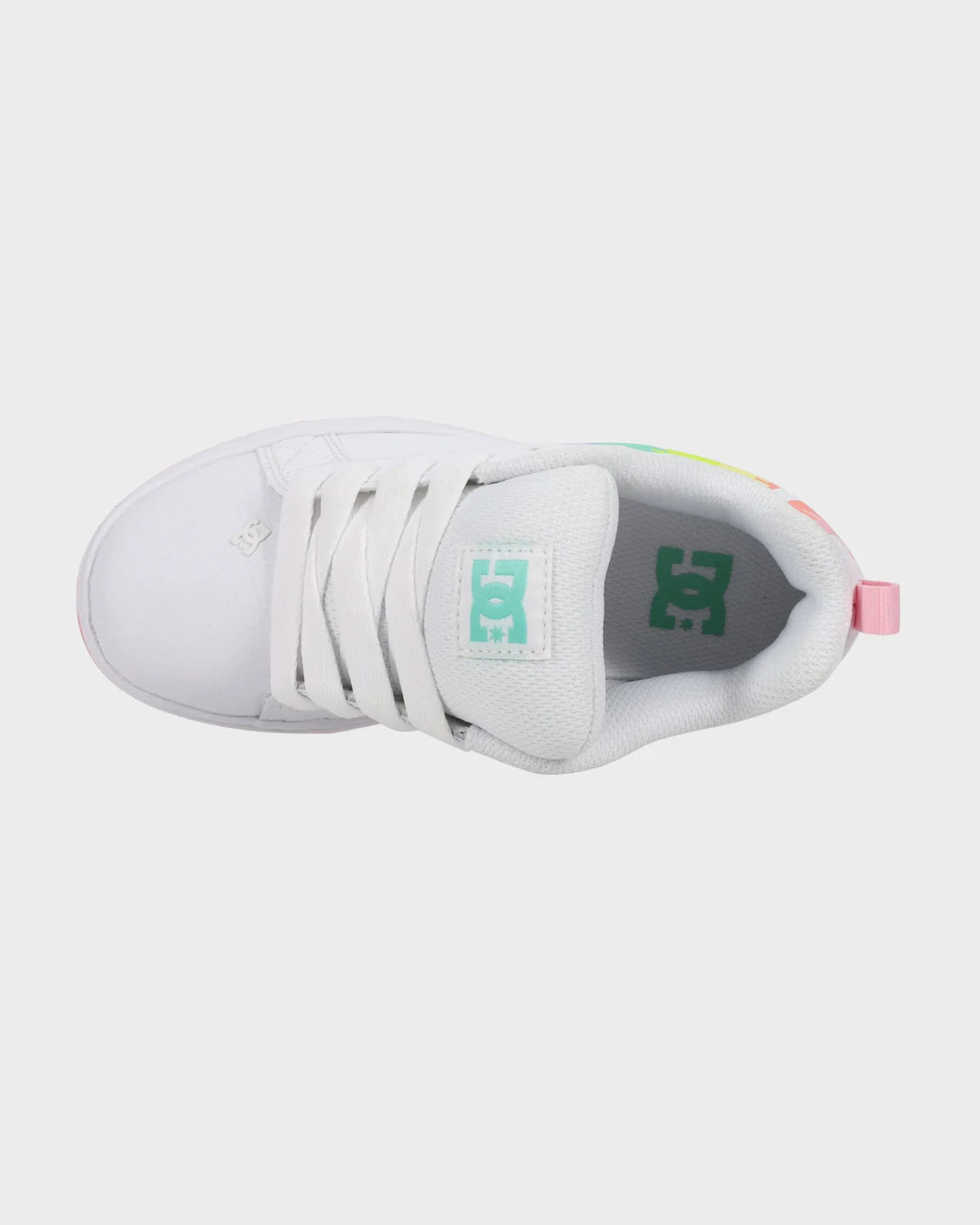 DC Girls Court Graffik WHITE / MULTI
