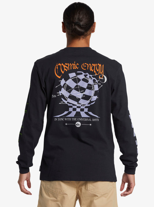 Quiksilver QS Cosmic LS Moe BLACK