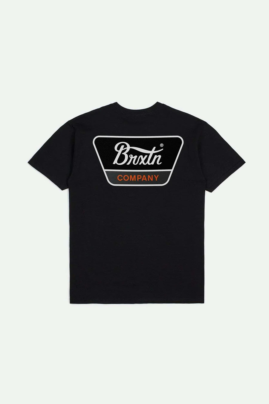 Brixton Linwood SS Tee BLACK / ORANGE / WHITE
