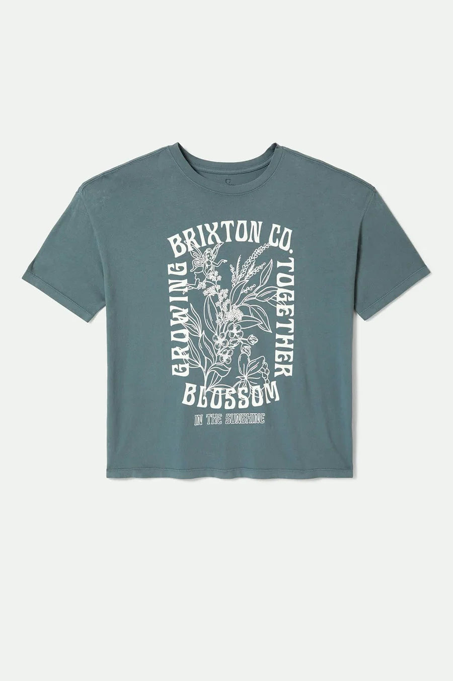 Brixton Bloom Oversized Boyfriend Tee BASALT