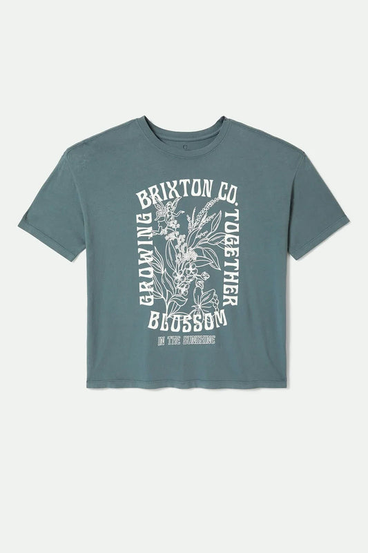 Brixton Bloom Oversized Boyfriend Tee BASALT
