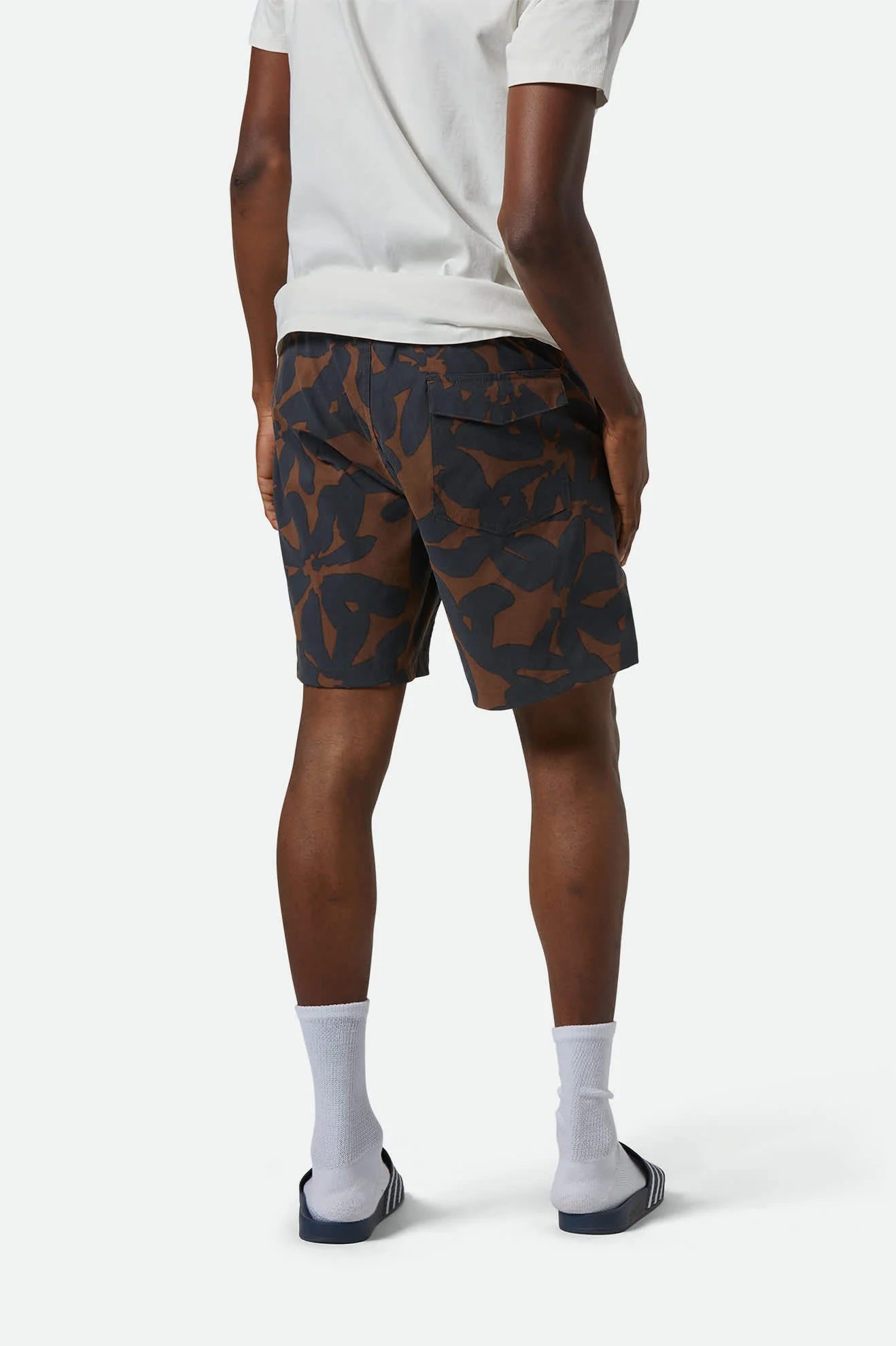 Brixton Everyday Hybrid Short PINECONE BORWN FLORAL