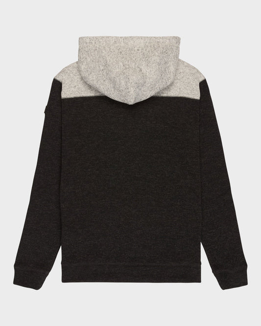 Quiksilver Keller Block Zip Jumper BLACK HEATHER