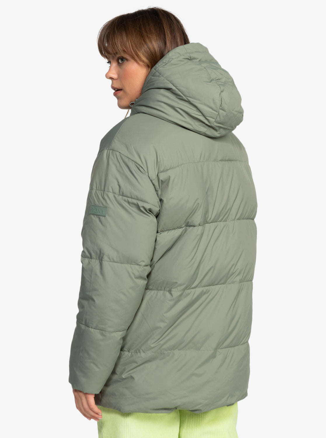 Roxy Ocean Dreams Sherpa Jacket AGAVE GREEN