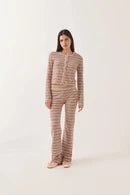 Brixton Siesta Stripe Knit Pant GREEN MULTI STRIPE