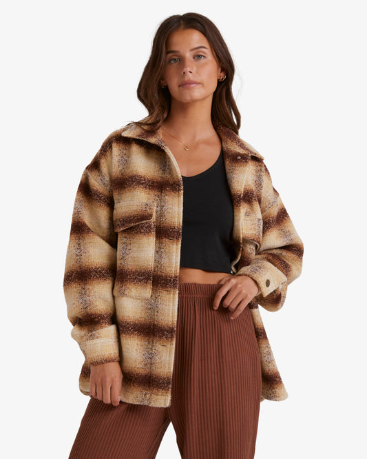 Billabong Surf Check Jacket TOASTED COCONUT