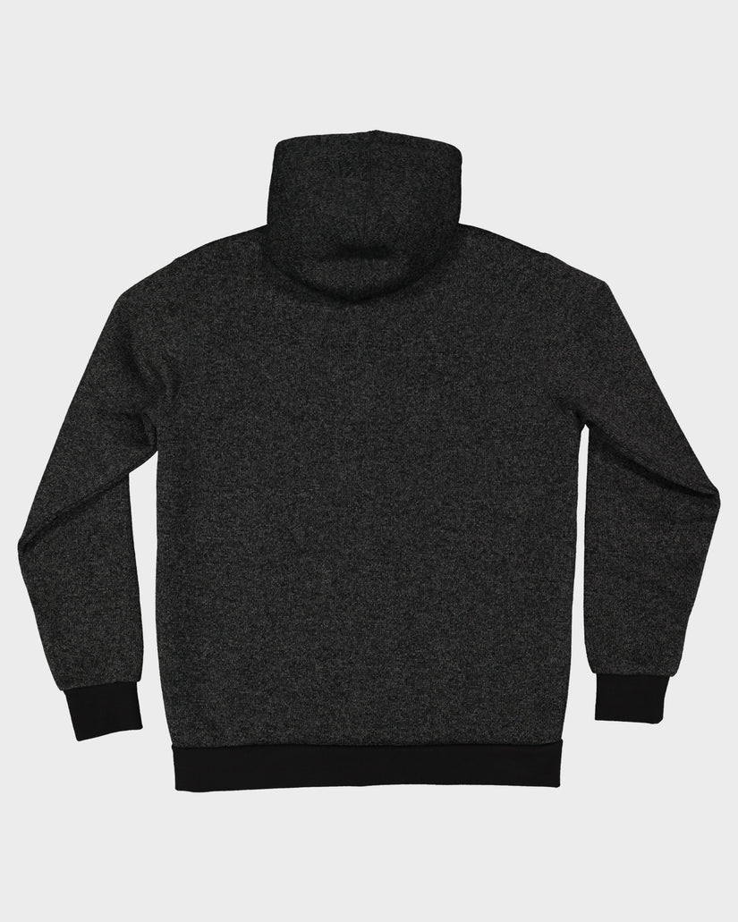 Billabong Revolt Zip Thru Hood BLACK HEATHER