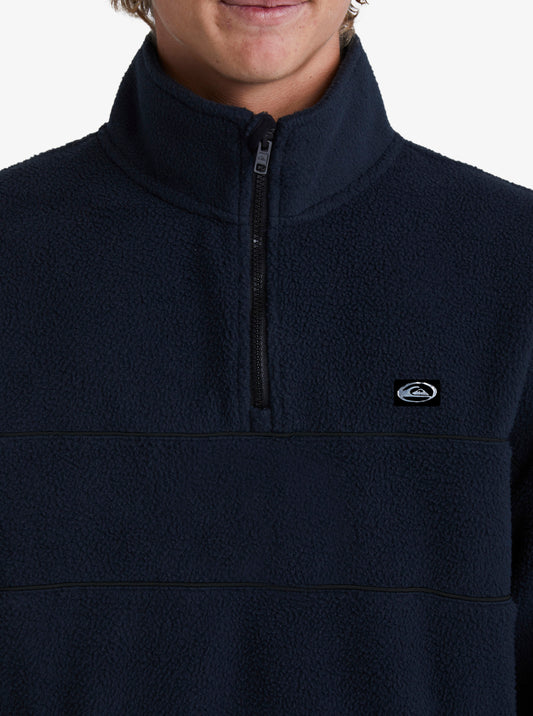 Quiksilver Saturn Sherpa Half Zip BLACK