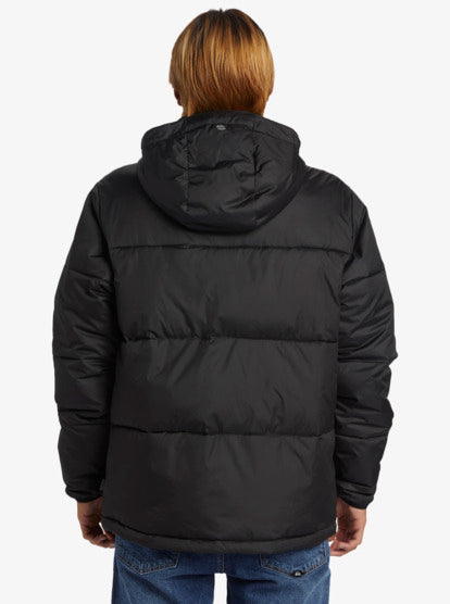 Quiksilver Bizzy Blur Puffer Jacket BLACK
