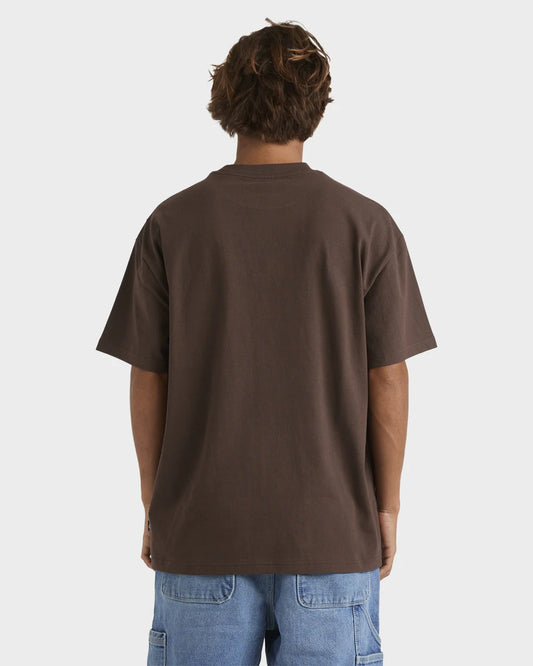 Quiksilver The Void Tee CHOCOLATE BROWN