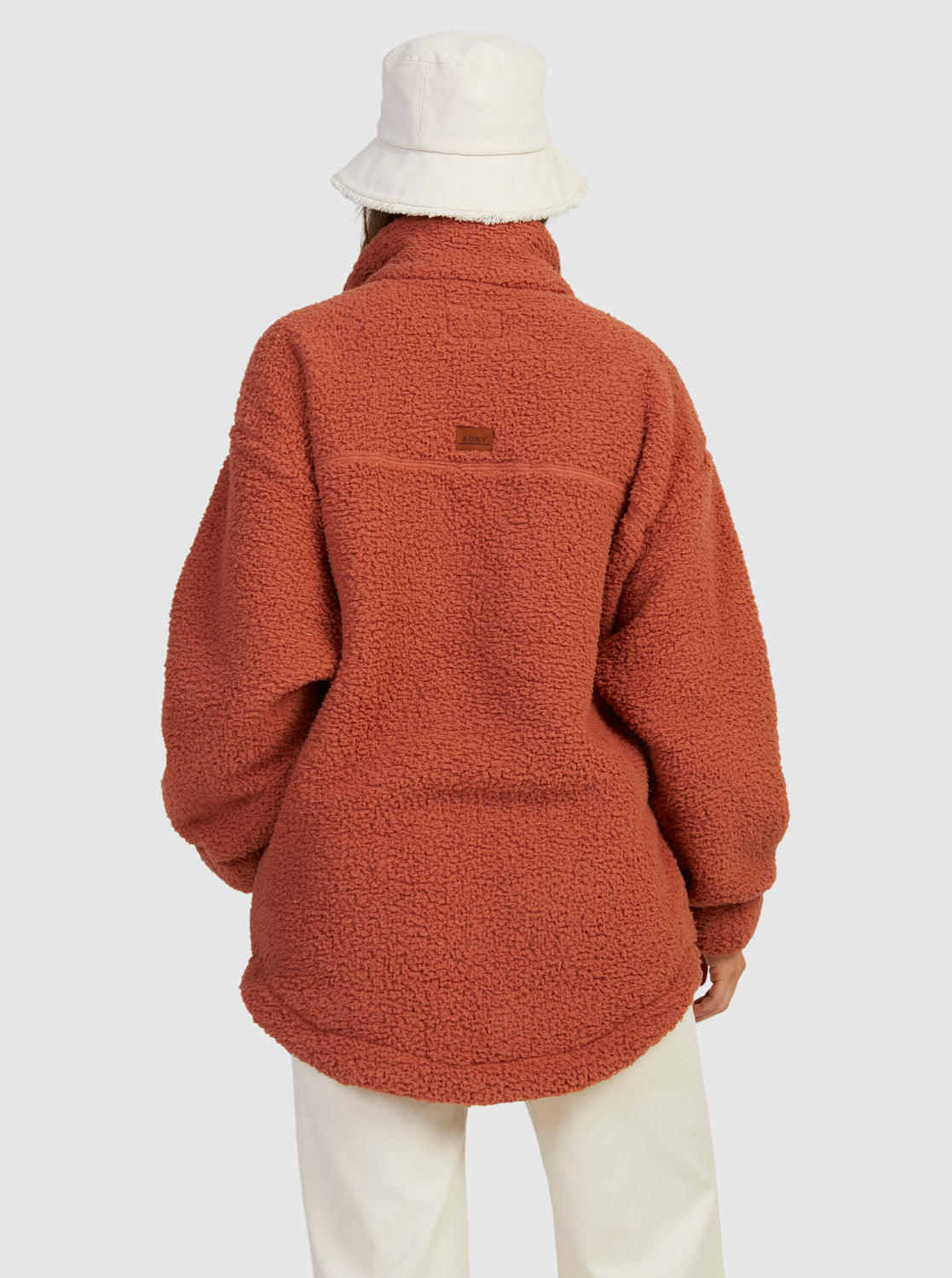 Roxy Friday In Love Teddy Jacket REDWOOD BURL