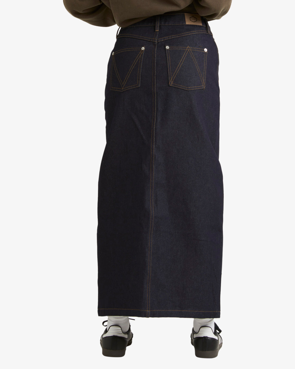 RVCA Denim Midi Skirt INDIGO