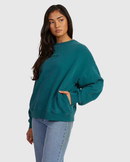RVCA Pocket Crew Sweatshirt ATLANTIC