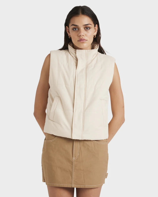RVCA Eezeh Puffer Vest SALT