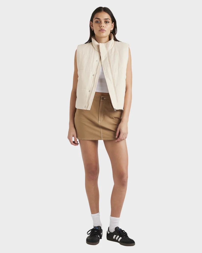 RVCA Eezeh Puffer Vest SALT