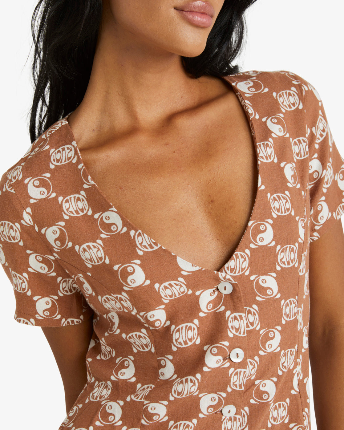 RVCA Healing Understated Dress COPPER