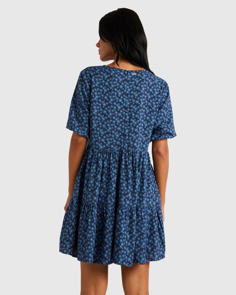 RVCA Cosmos Vienna Dress OUTER SPACE