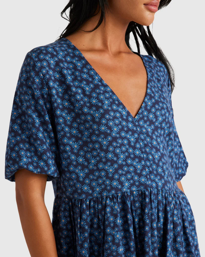RVCA Cosmos Vienna Dress OUTER SPACE