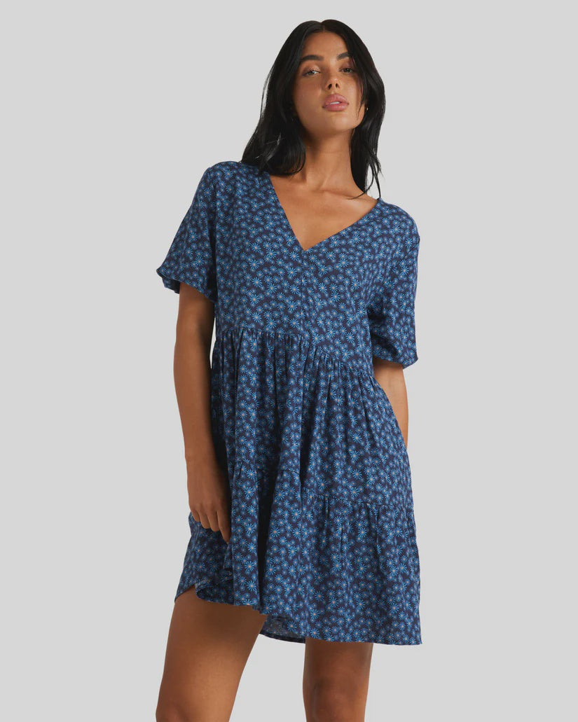 RVCA Cosmos Vienna Dress OUTER SPACE