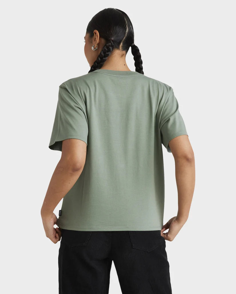 RVCA Viper Easy Tee JADE