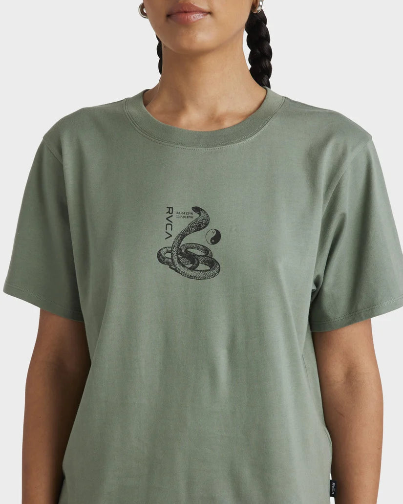 RVCA Viper Easy Tee JADE